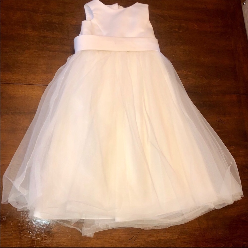 David’s Bridal Flower Girl Dress - Ivory - Size 3
